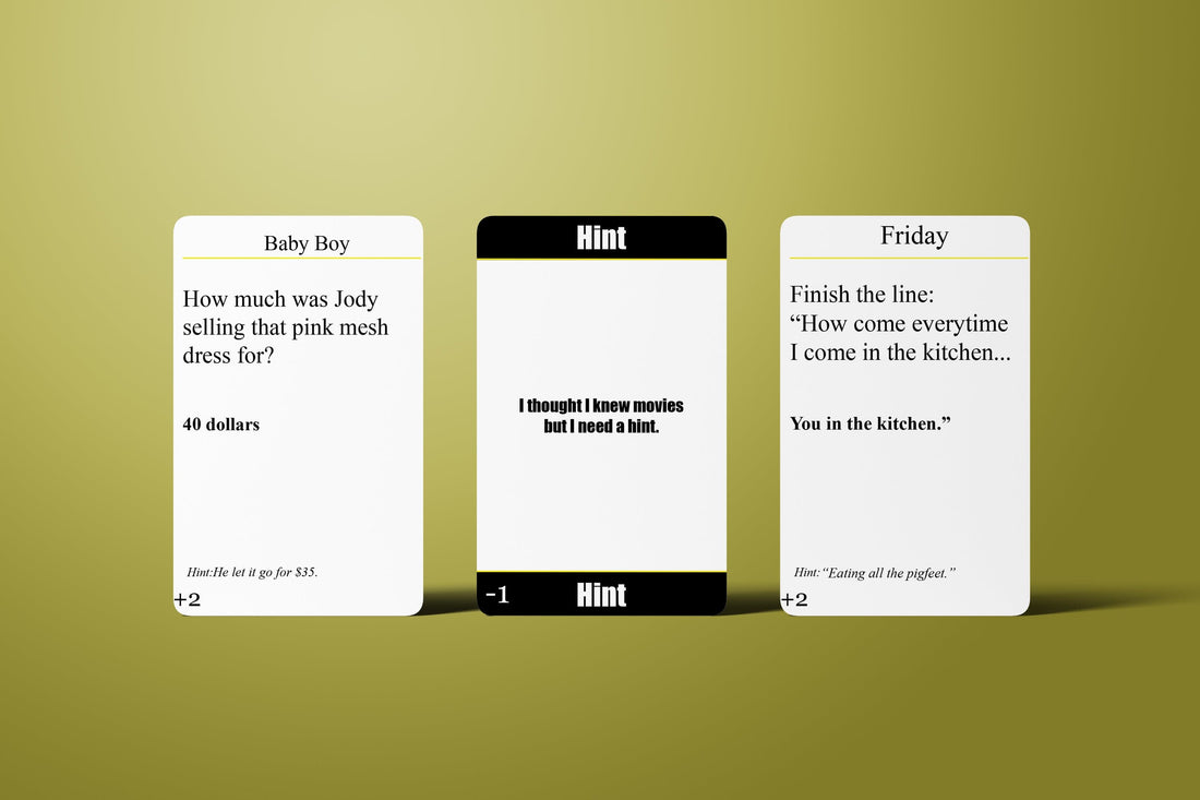 Role Call Game: Blackbuster Edition